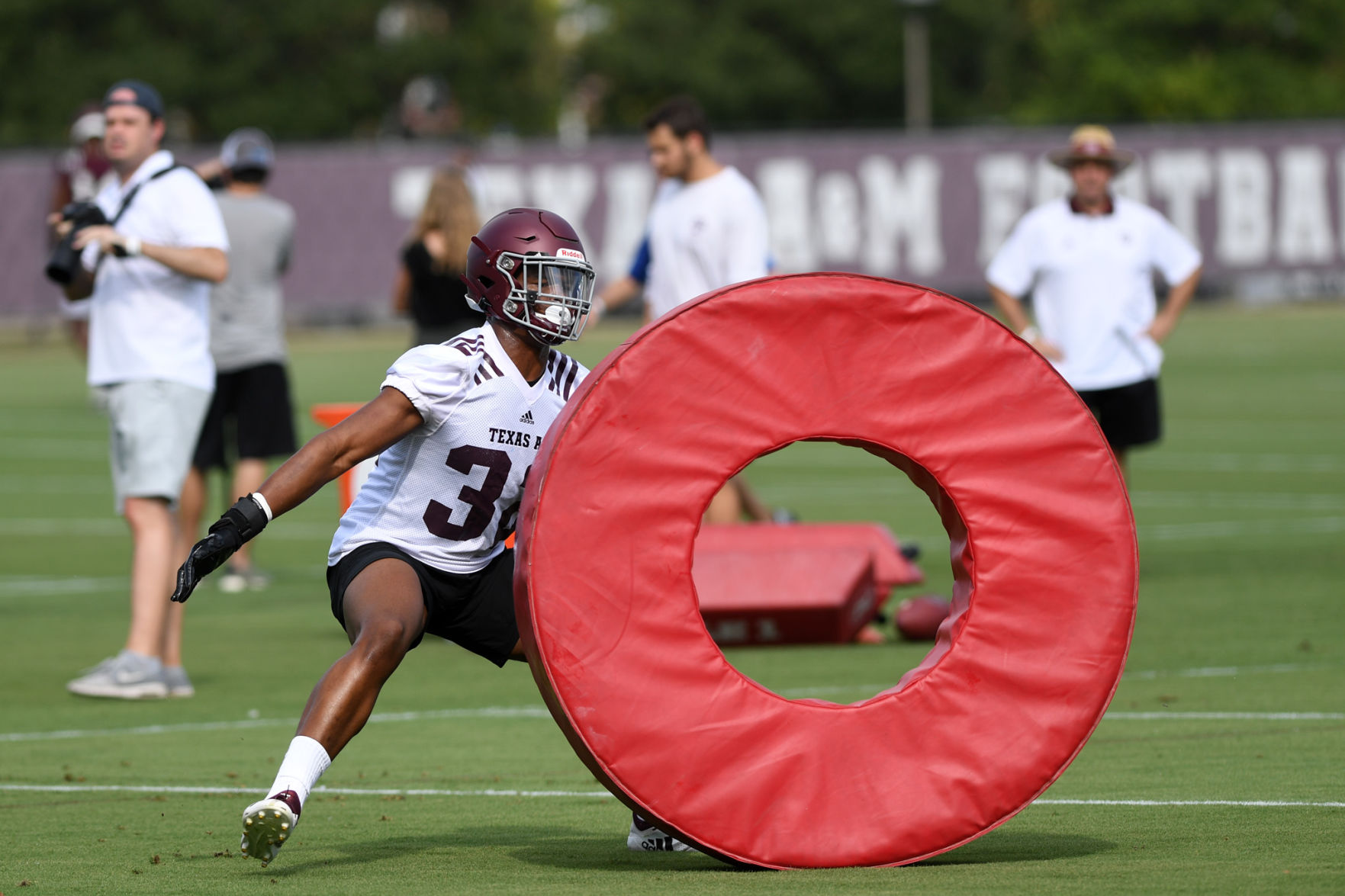 Texas A&M football practice